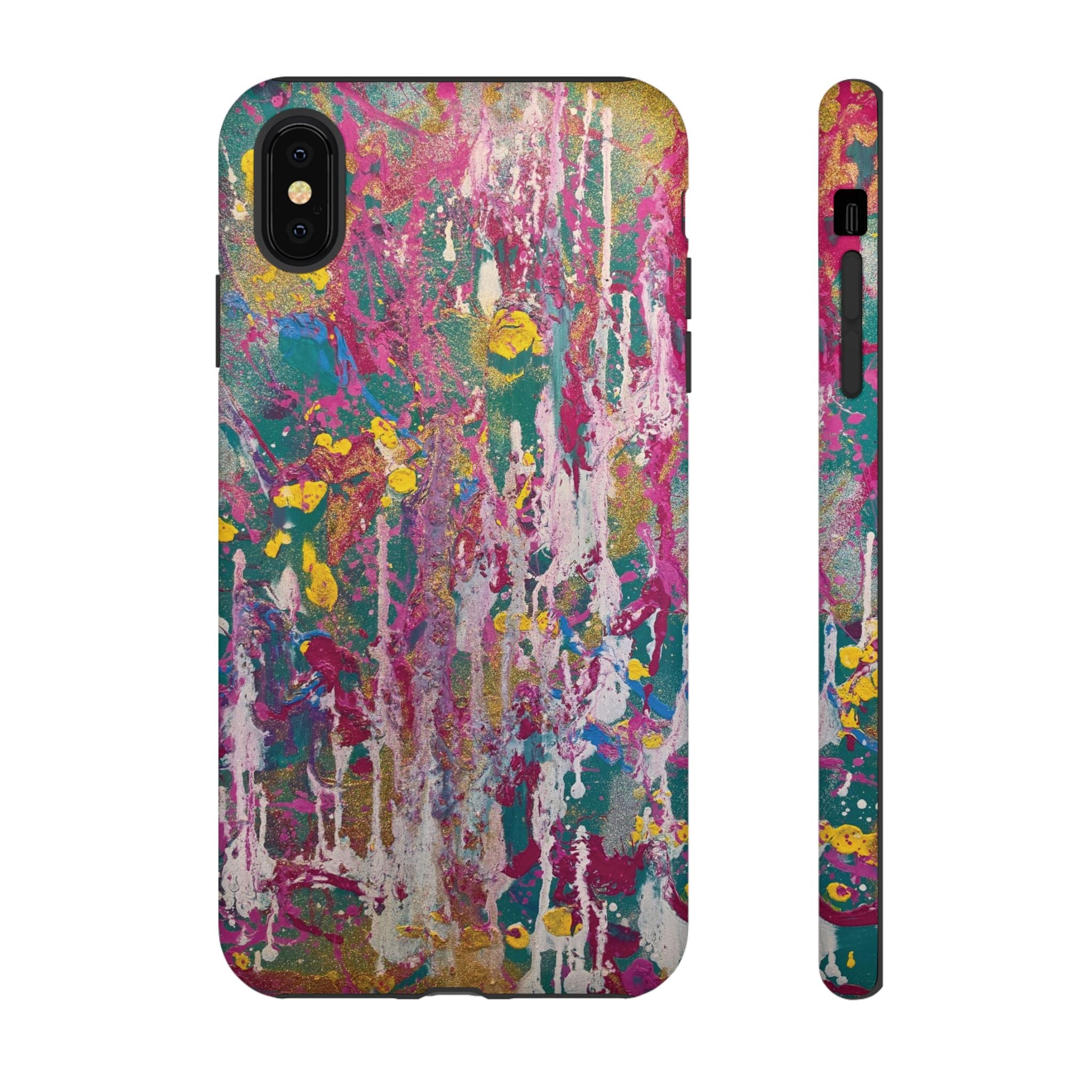 Contemporary Art Tough iPhone Case | Sunlight Through the Weeping Willows