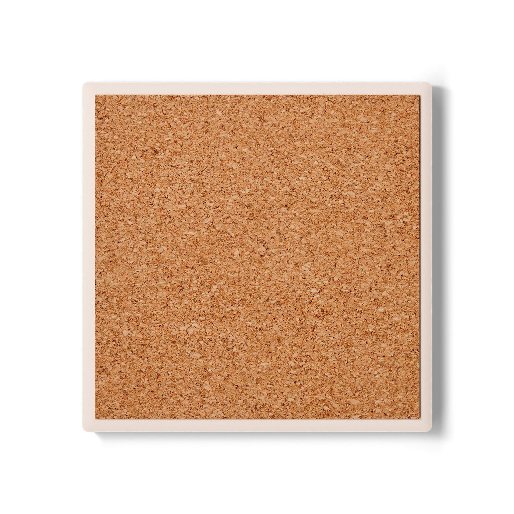 Contemporary Art Ceramic Coaster | Sunlight Through the Weeping Willows