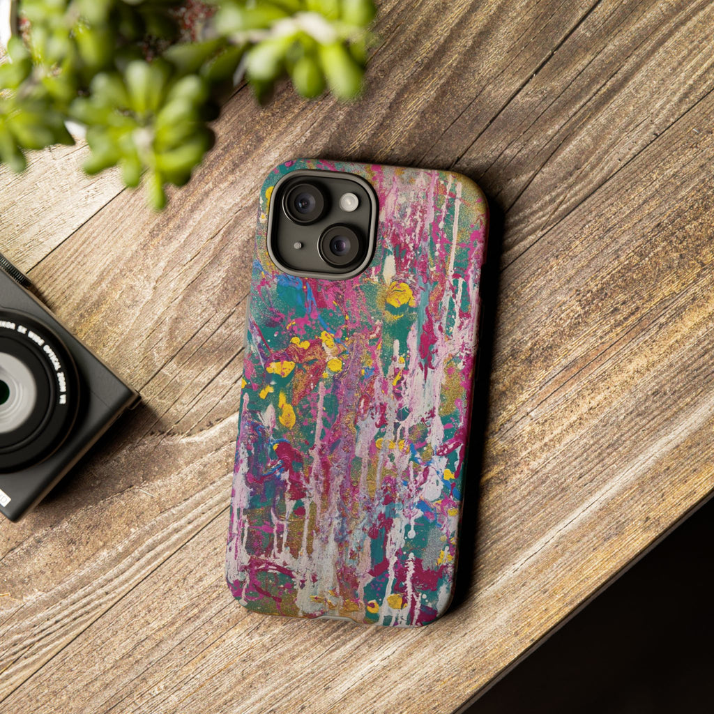 Contemporary Art Tough iPhone Case | Sunlight Through the Weeping Willows