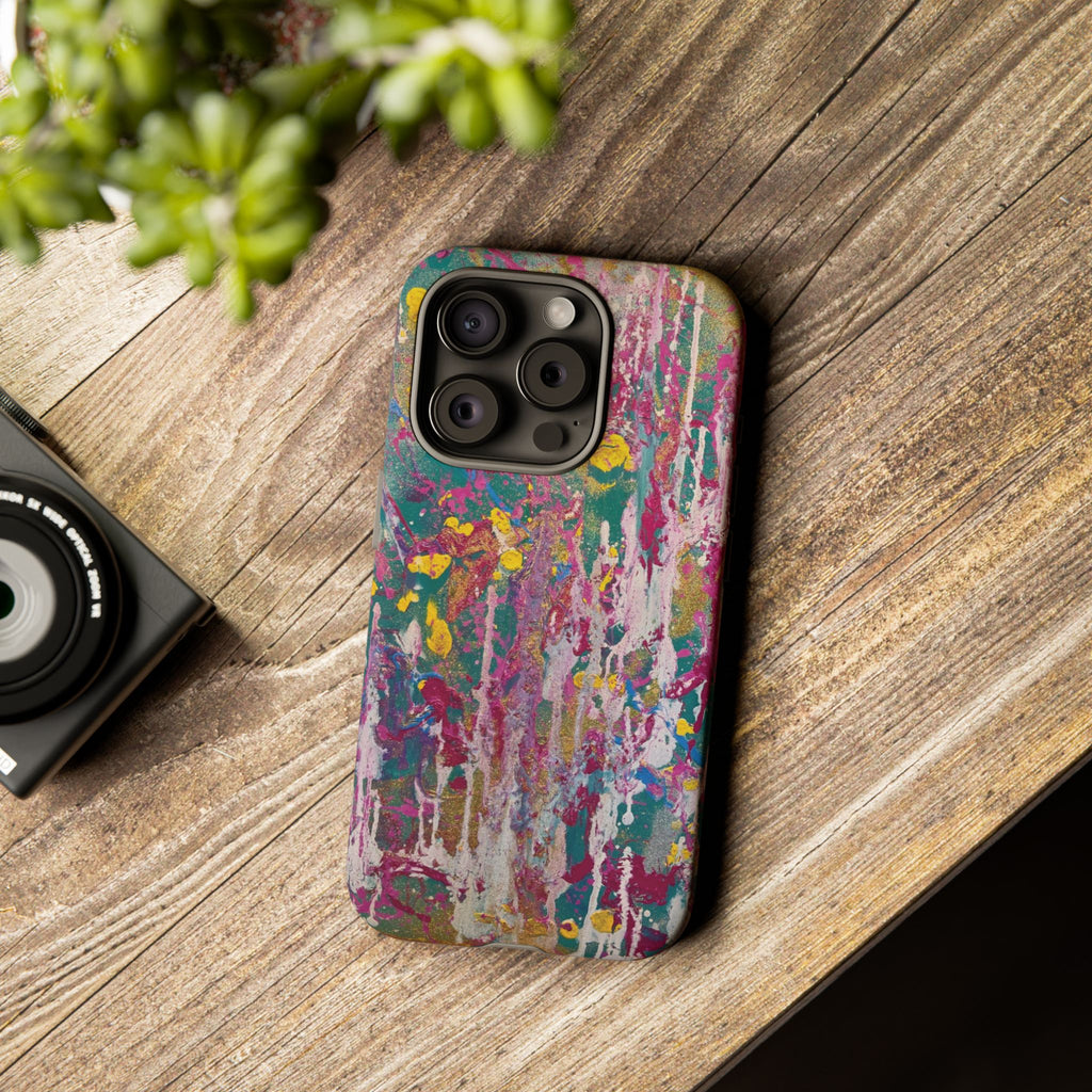 Contemporary Art Tough iPhone Case | Sunlight Through the Weeping Willows