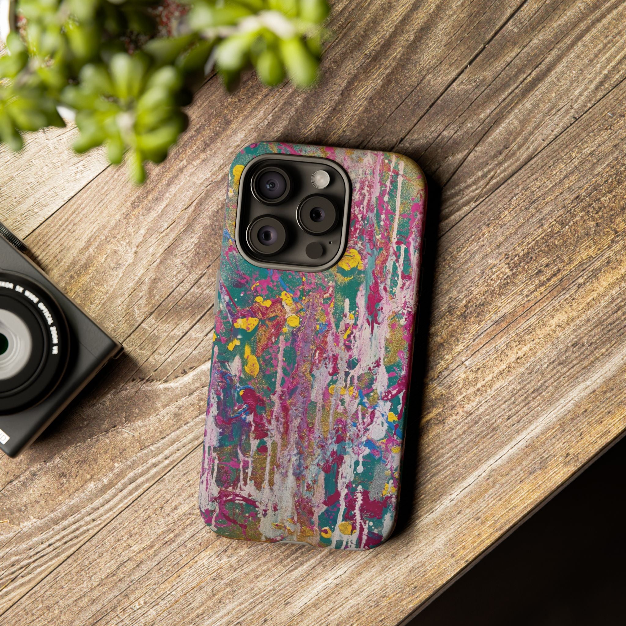 Contemporary Art Tough iPhone Case | Sunlight Through the Weeping Willows