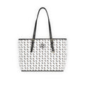 Pin-Up  Print Tote with Black Trim