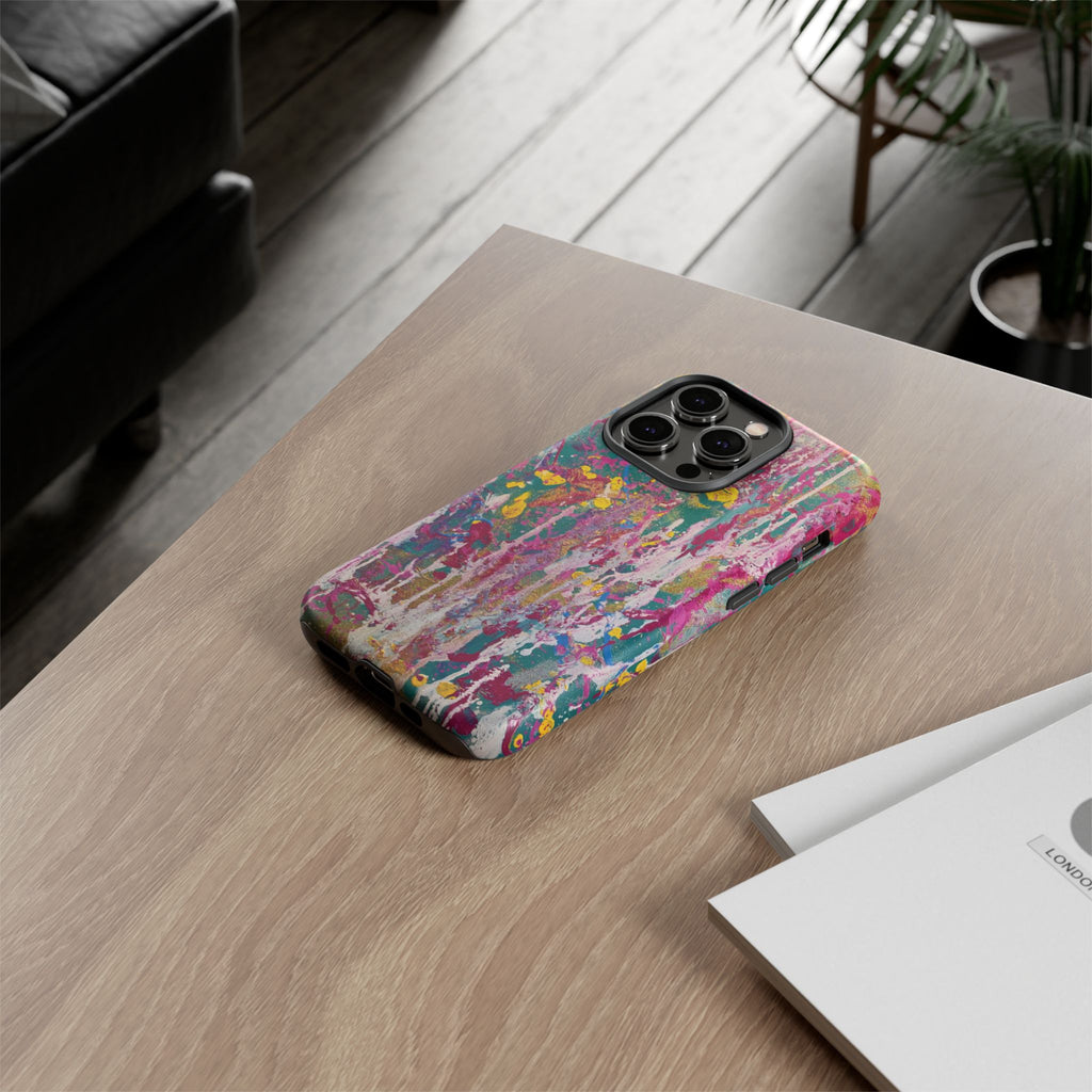 Contemporary Art Tough iPhone Case | Sunlight Through the Weeping Willows