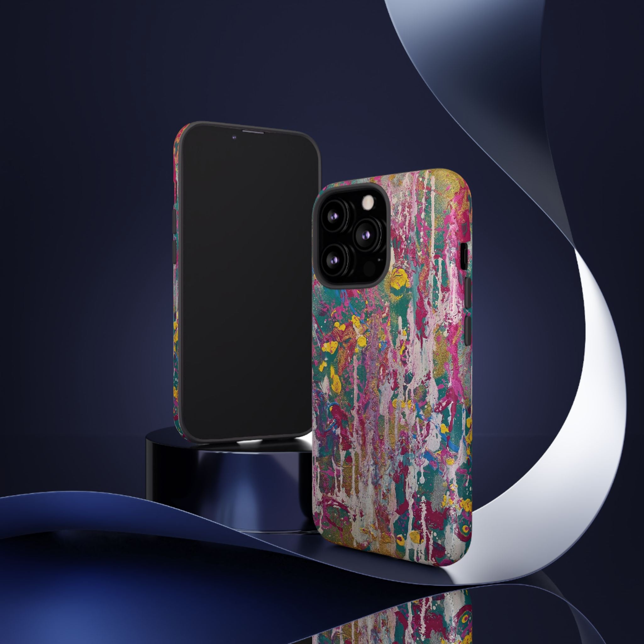 Contemporary Art Tough iPhone Case | Sunlight Through the Weeping Willows