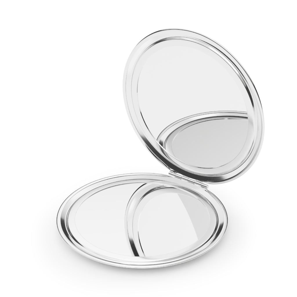 Compact Travel Mirror — Elegant Sketch Pinup Makeup Mirror