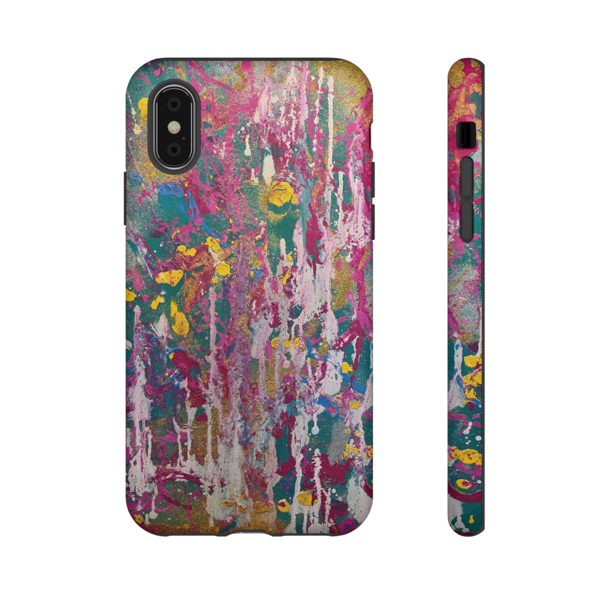 Contemporary Art Tough iPhone Case | Sunlight Through the Weeping Willows