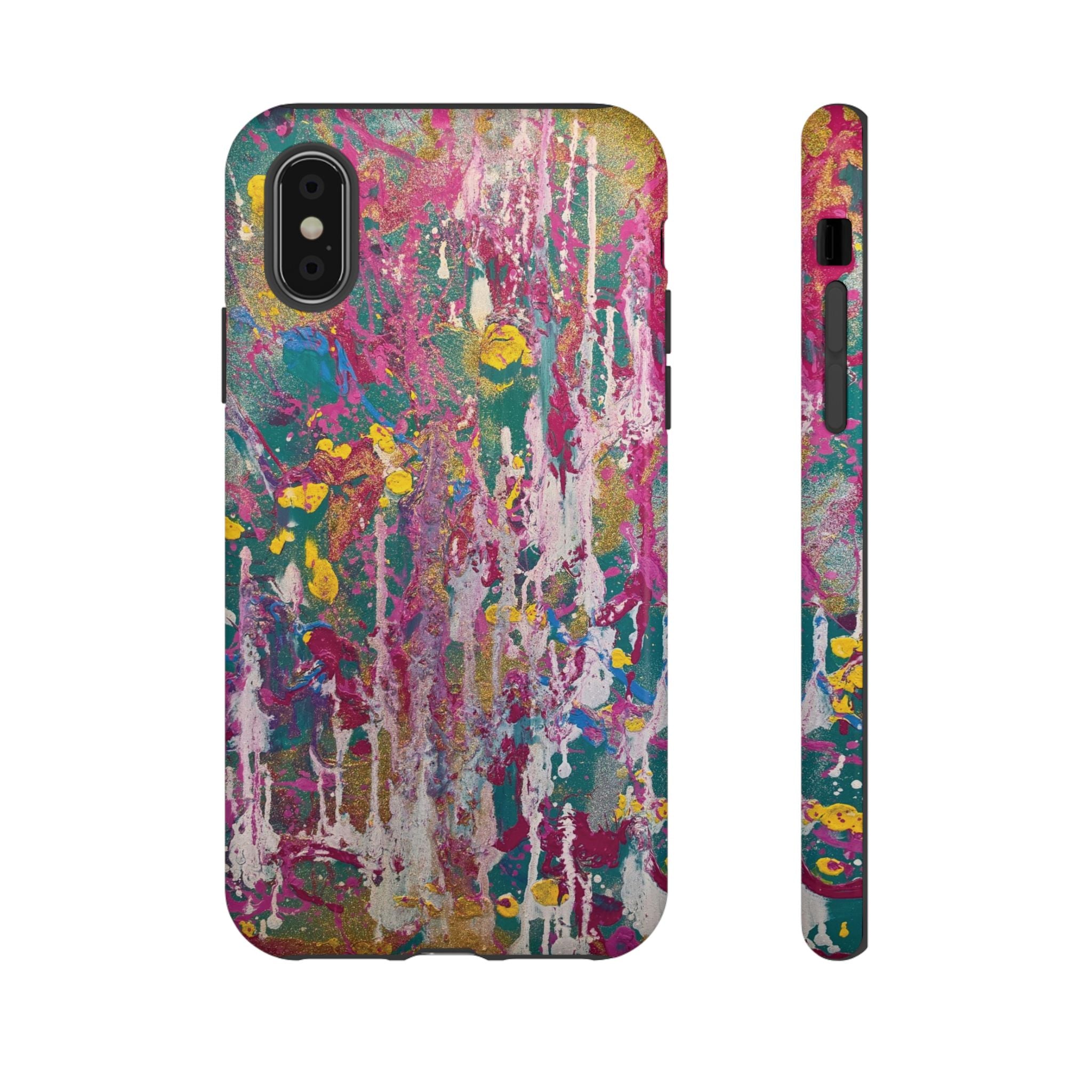 Contemporary Art Tough iPhone Case | Sunlight Through the Weeping Willows