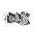Abstract Mermaid Beach Towel — Artistic Ocean-Inspired Coastal Towel