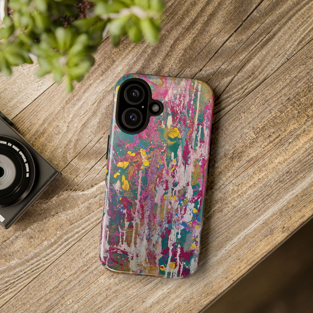 Contemporary Art Tough iPhone Case | Sunlight Through the Weeping Willows