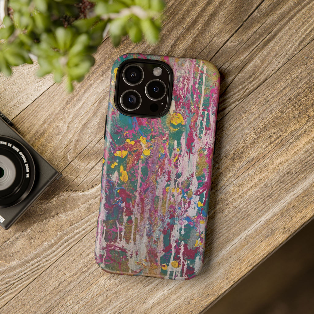 Contemporary Art Tough iPhone Case | Sunlight Through the Weeping Willows