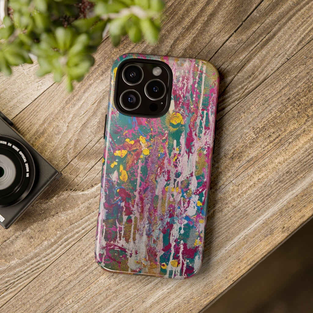 Contemporary Art Tough iPhone Case | Sunlight Through the Weeping Willows
