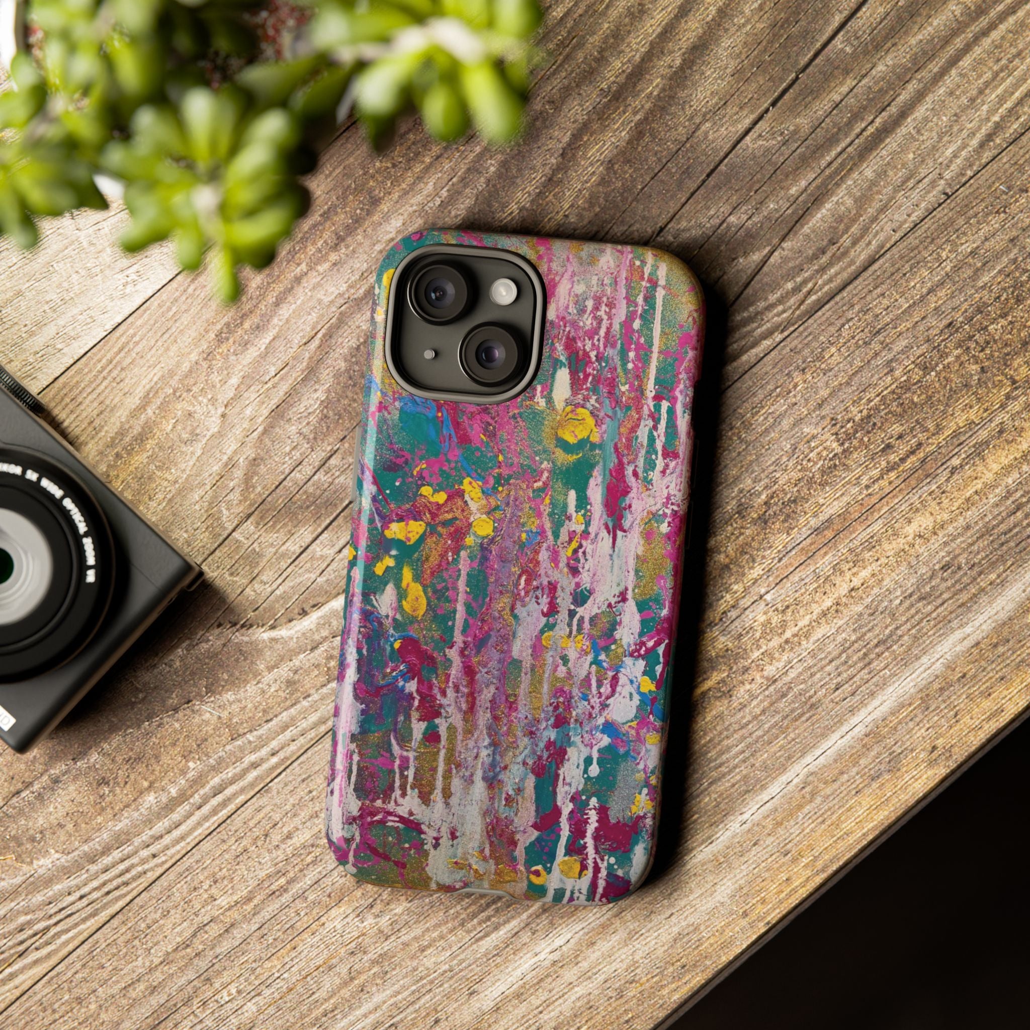 Contemporary Art Tough iPhone Case | Sunlight Through the Weeping Willows