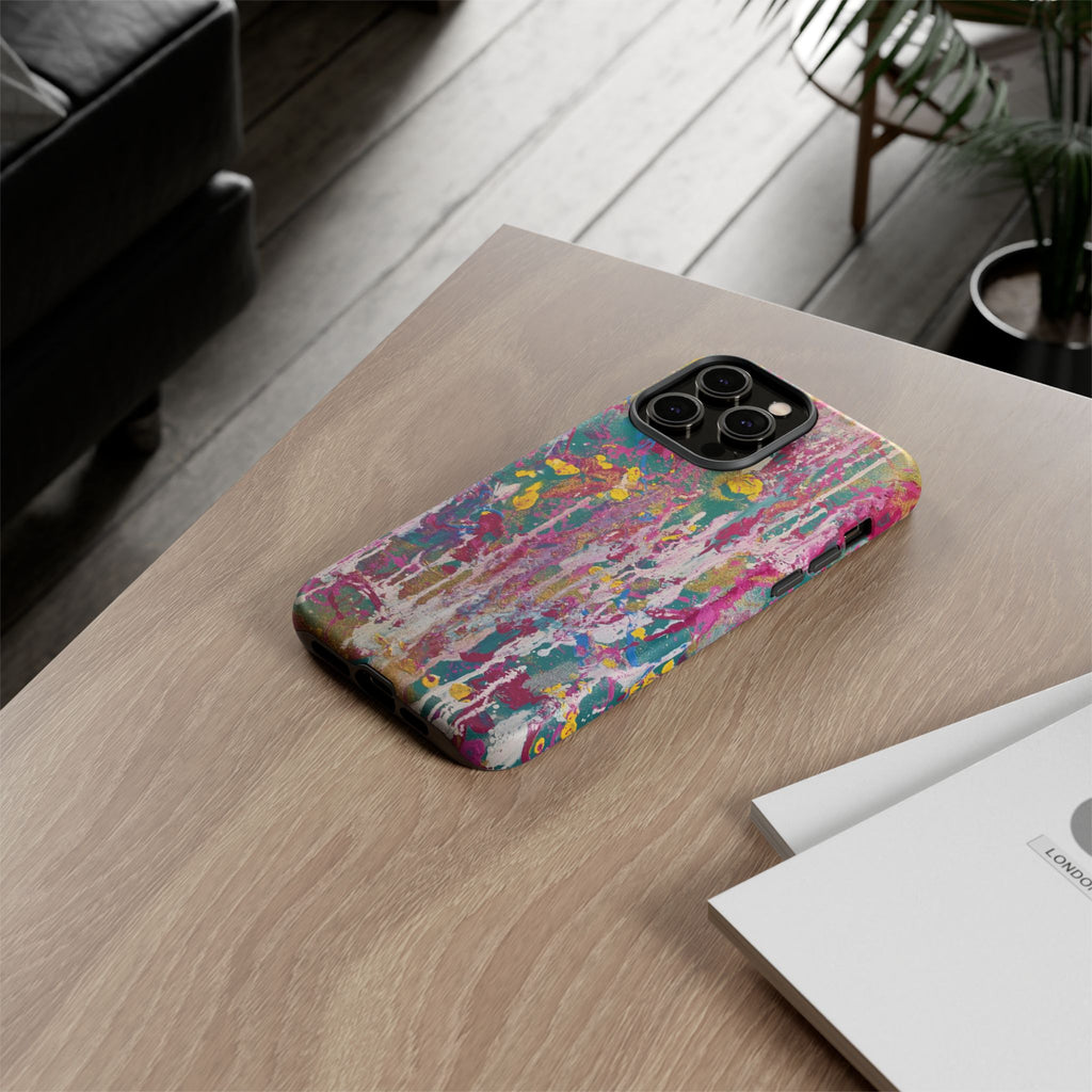 Contemporary Art Tough iPhone Case | Sunlight Through the Weeping Willows