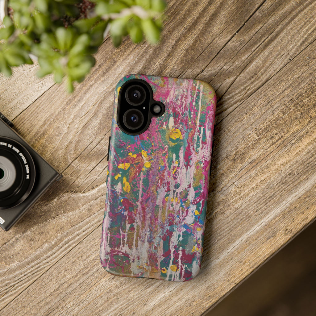Contemporary Art Tough iPhone Case | Sunlight Through the Weeping Willows