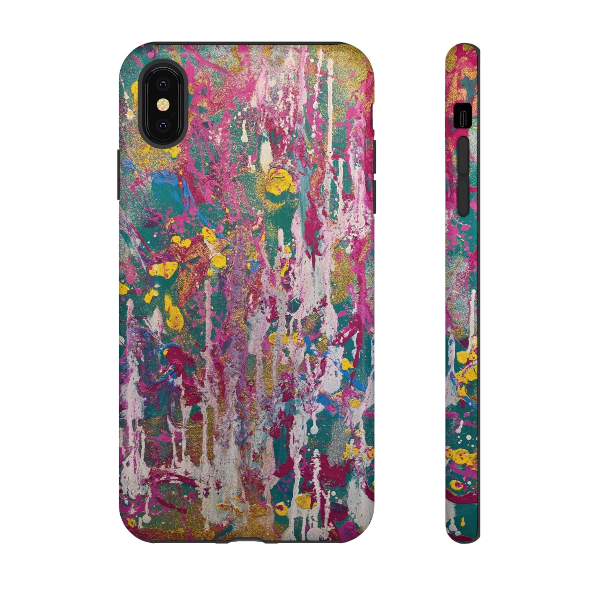 Contemporary Art Tough iPhone Case | Sunlight Through the Weeping Willows