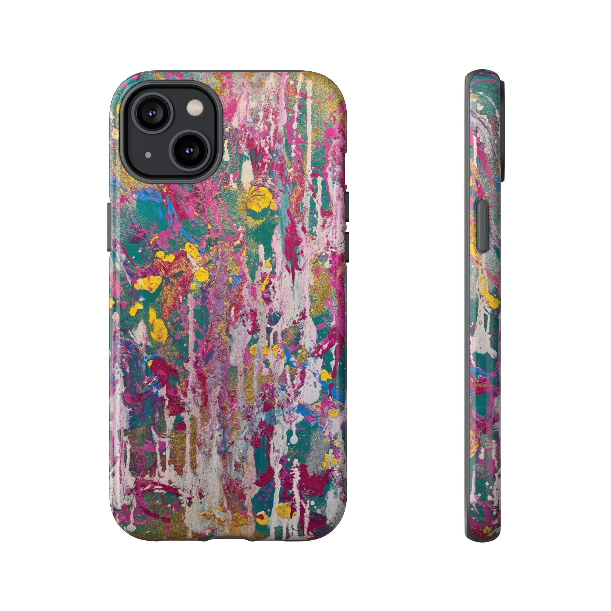 Contemporary Art Tough iPhone Case | Sunlight Through the Weeping Willows
