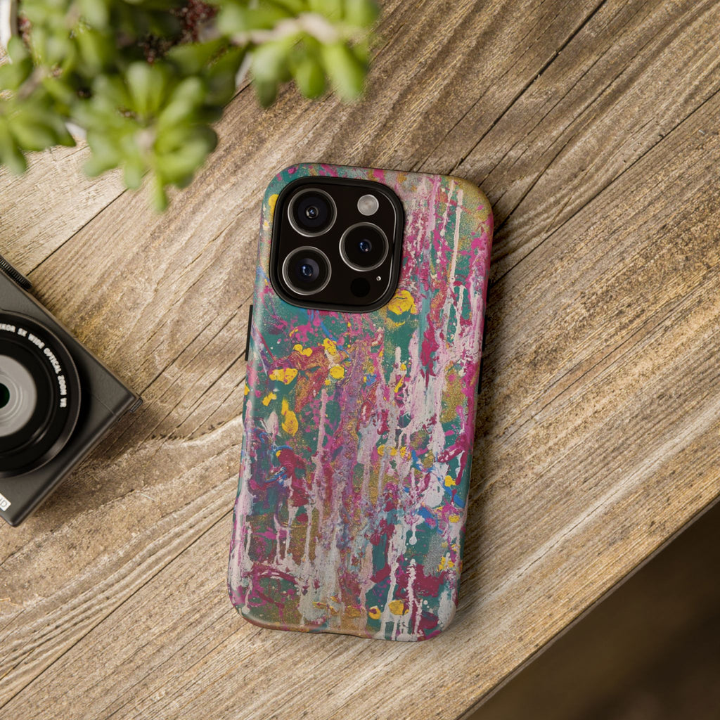 Contemporary Art Tough iPhone Case | Sunlight Through the Weeping Willows
