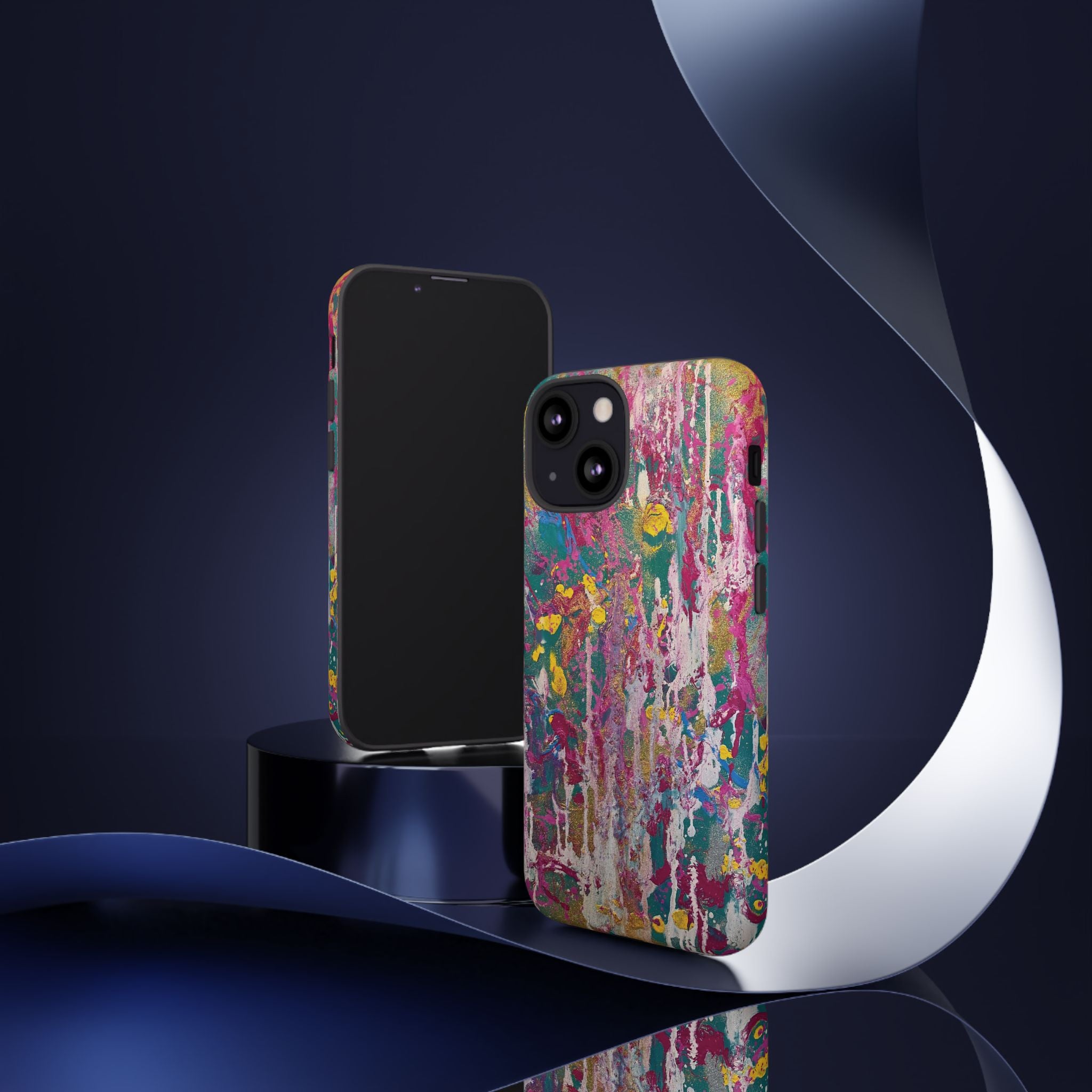 Contemporary Art Tough iPhone Case | Sunlight Through the Weeping Willows