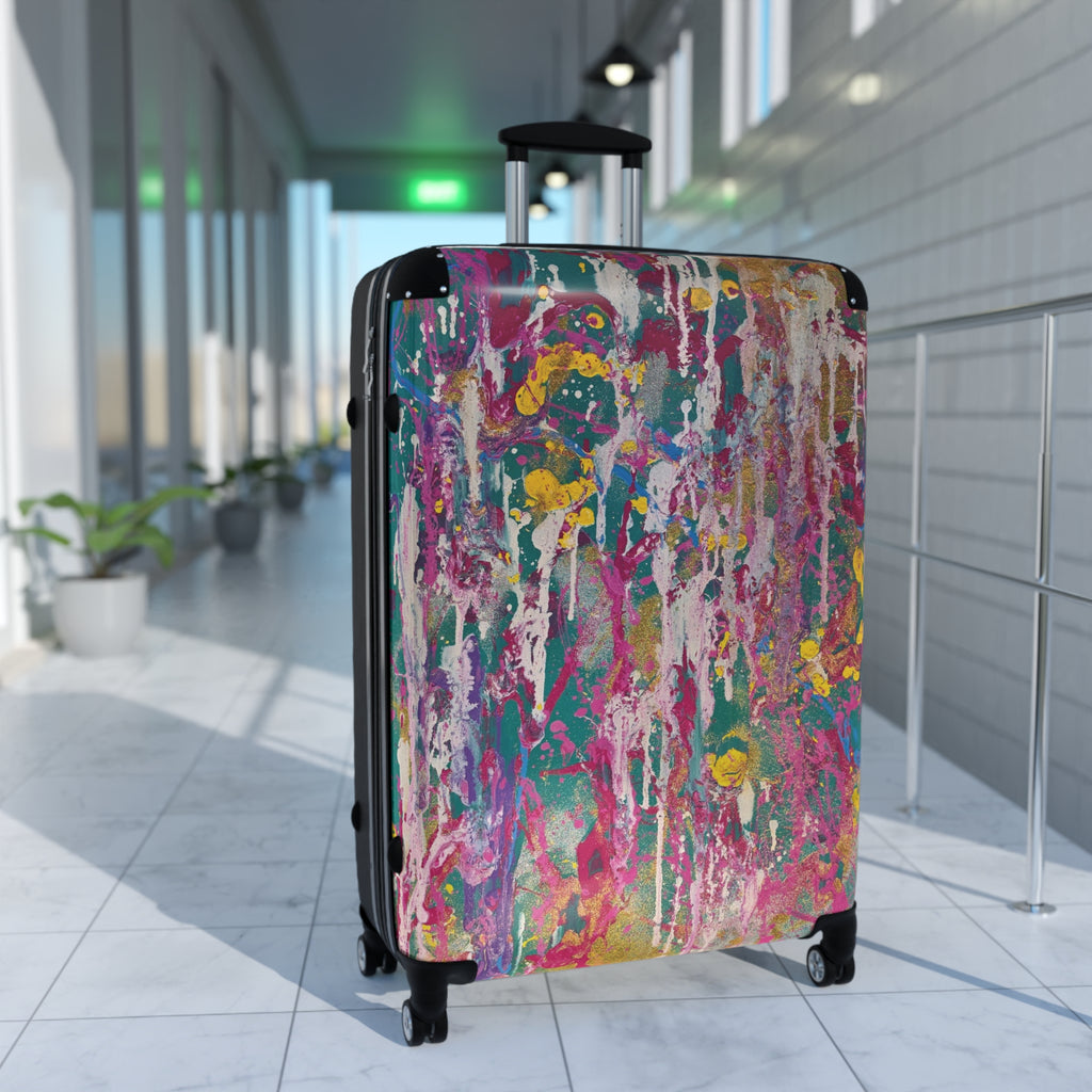 Contemporary Art  Suitcase | Sunlight Through the Weeping Willows
