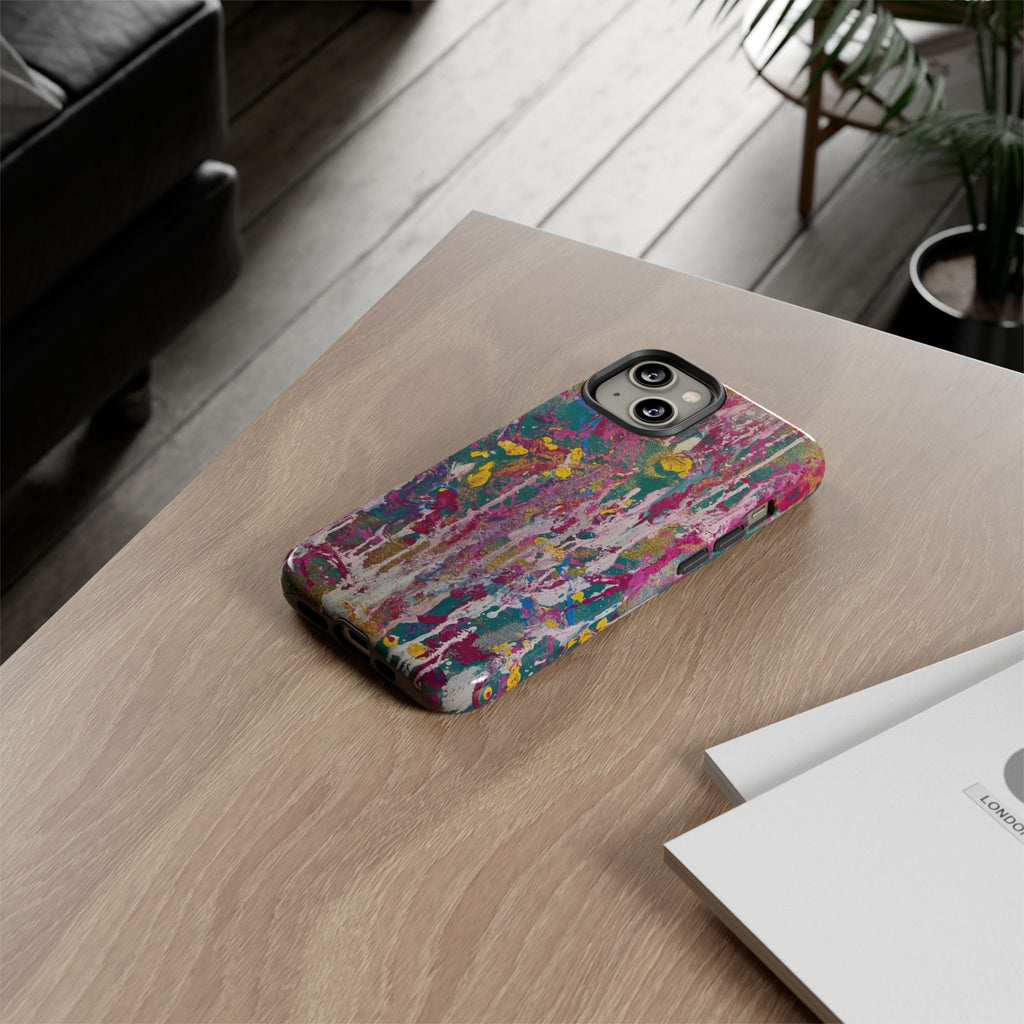 Contemporary Art Tough iPhone Case | Sunlight Through the Weeping Willows