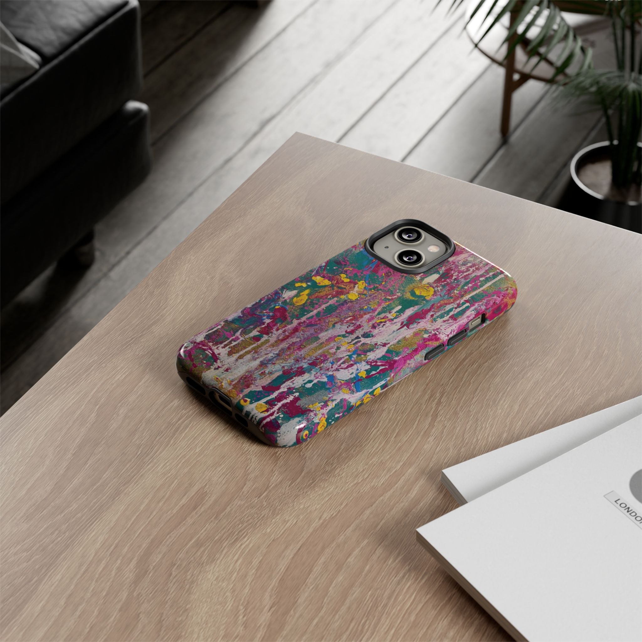 Contemporary Art Tough iPhone Case | Sunlight Through the Weeping Willows
