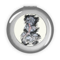 Compact Travel Mirror — Elegant Ballerina Sketch Pocket Mirror