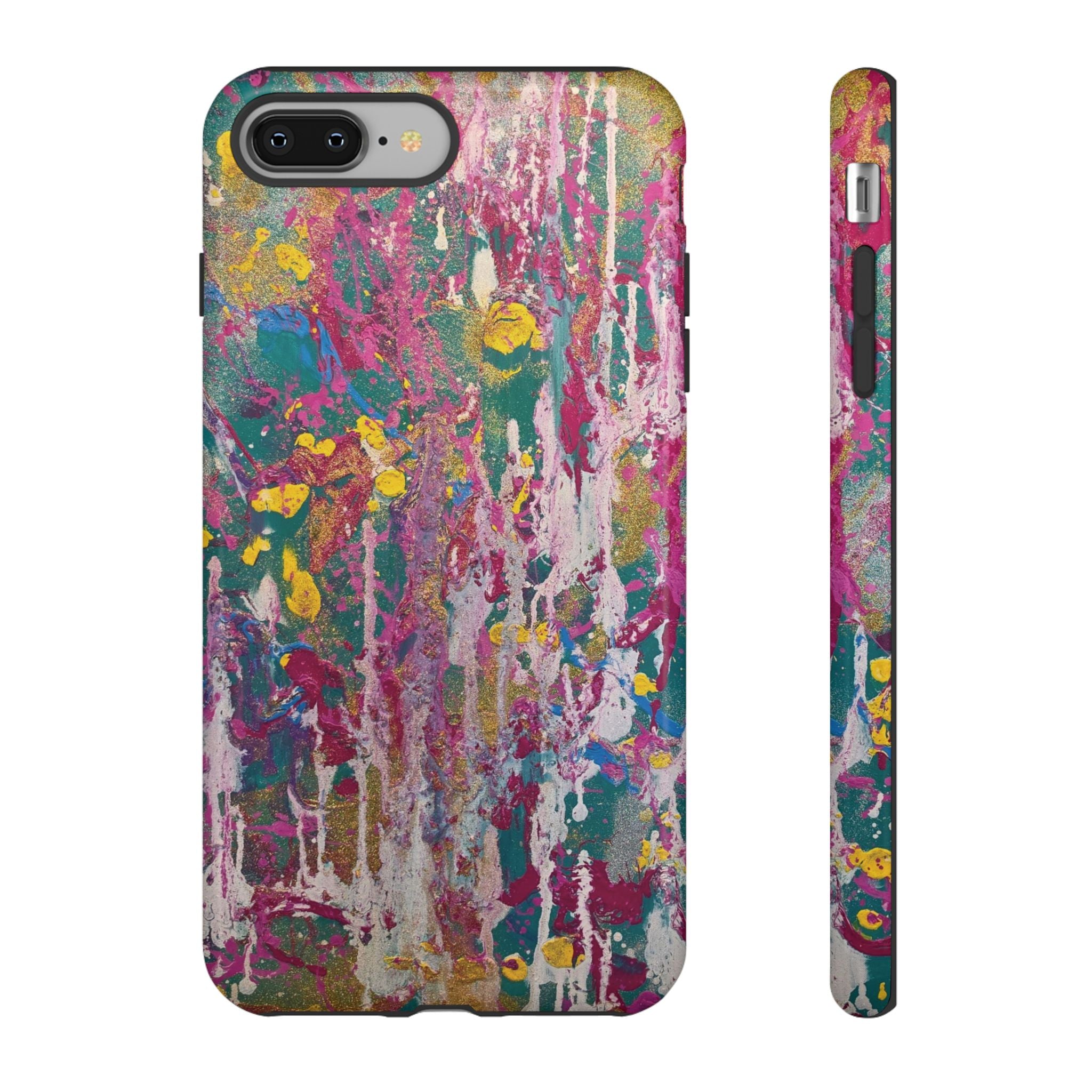 Contemporary Art Tough iPhone Case | Sunlight Through the Weeping Willows