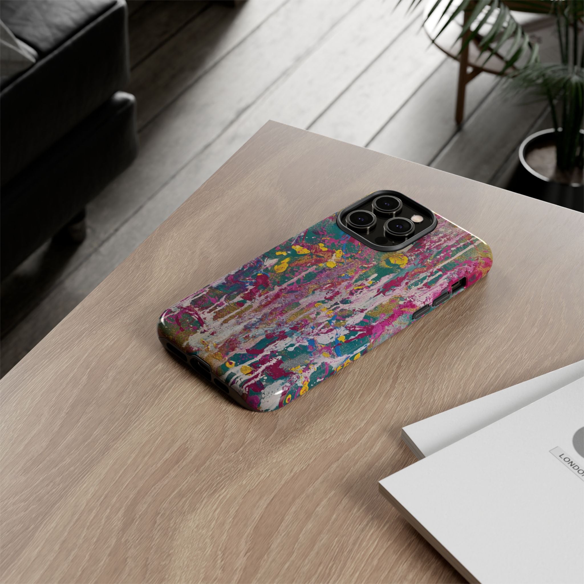 Contemporary Art Tough iPhone Case | Sunlight Through the Weeping Willows