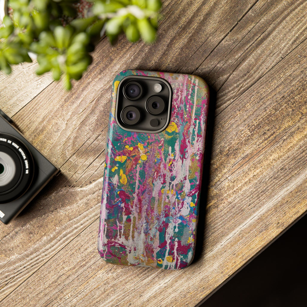 Contemporary Art Tough iPhone Case | Sunlight Through the Weeping Willows