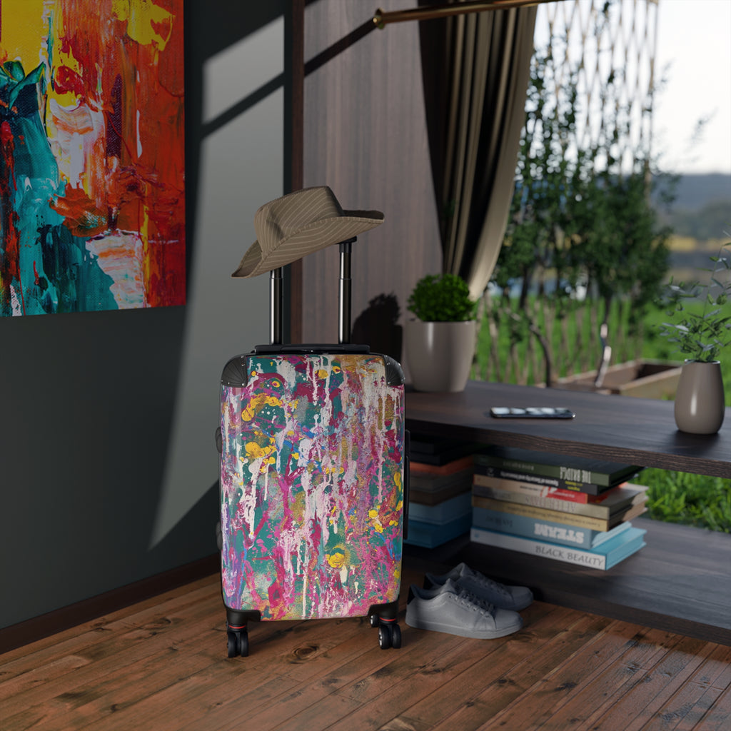 Contemporary Art  Suitcase | Sunlight Through the Weeping Willows