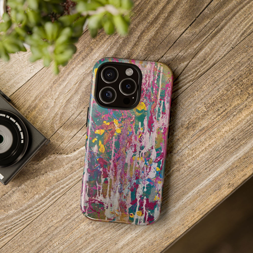 Contemporary Art Tough iPhone Case | Sunlight Through the Weeping Willows