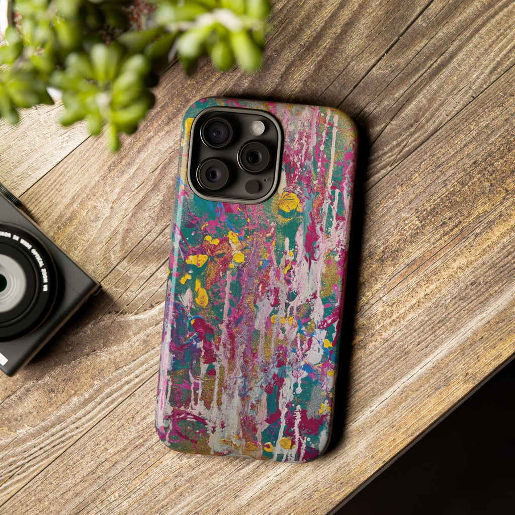 Contemporary Art Tough iPhone Case | Sunlight Through the Weeping Willows