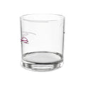 10oz Rocks Glass – Minimal Pink Signature Whiskey Tumbler