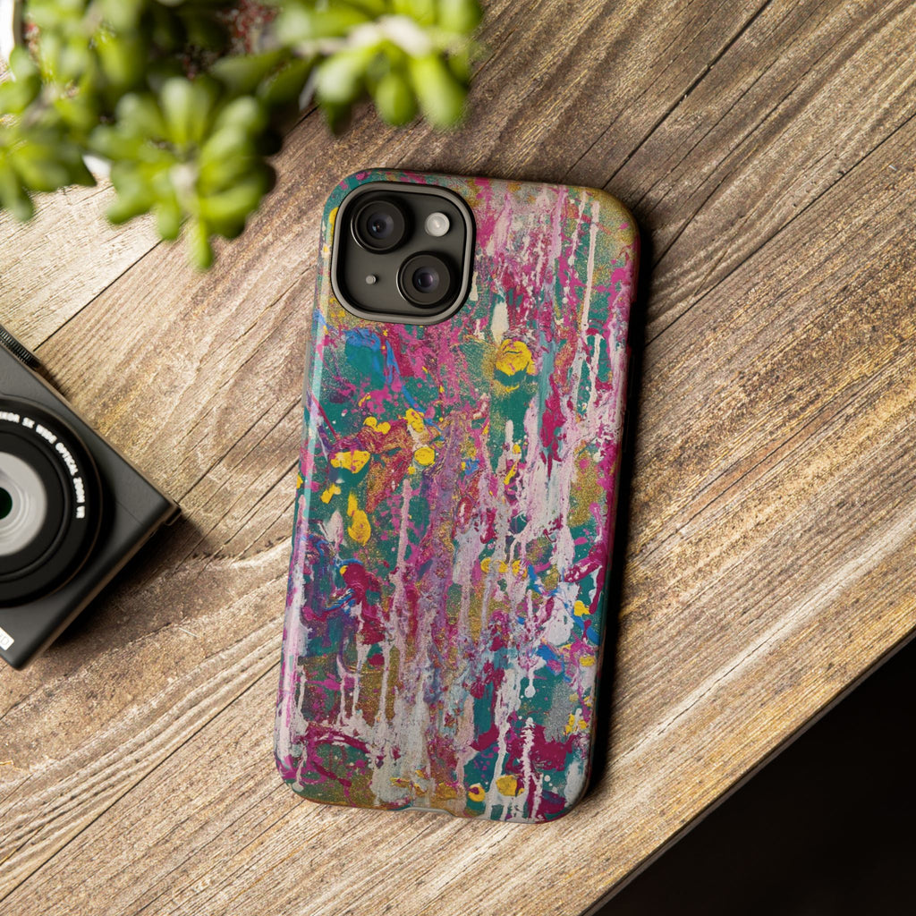 Contemporary Art Tough iPhone Case | Sunlight Through the Weeping Willows