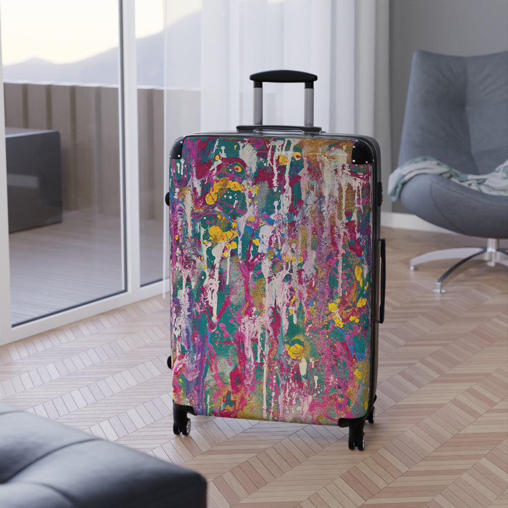 Contemporary Art  Suitcase | Sunlight Through the Weeping Willows