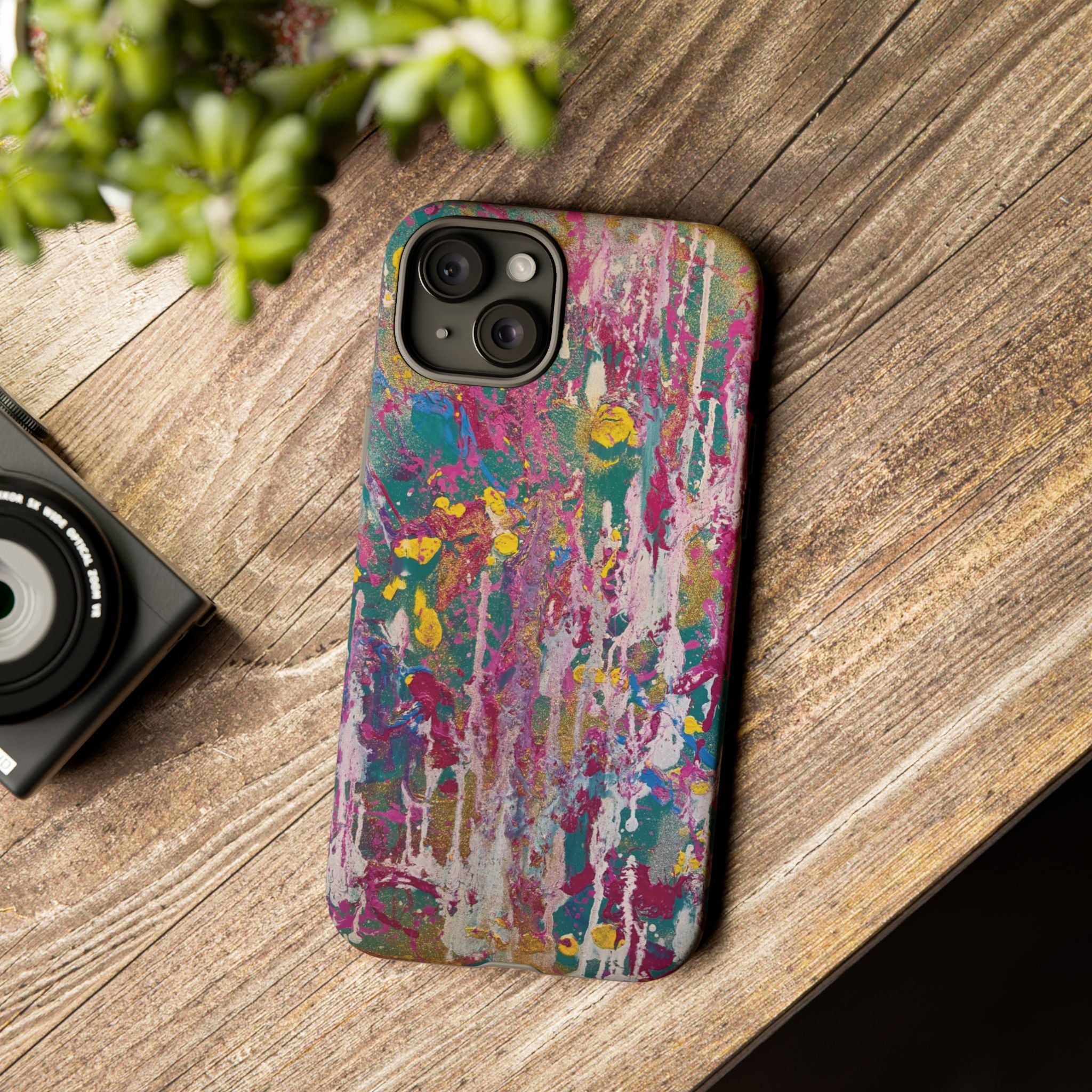 Contemporary Art Tough iPhone Case | Sunlight Through the Weeping Willows
