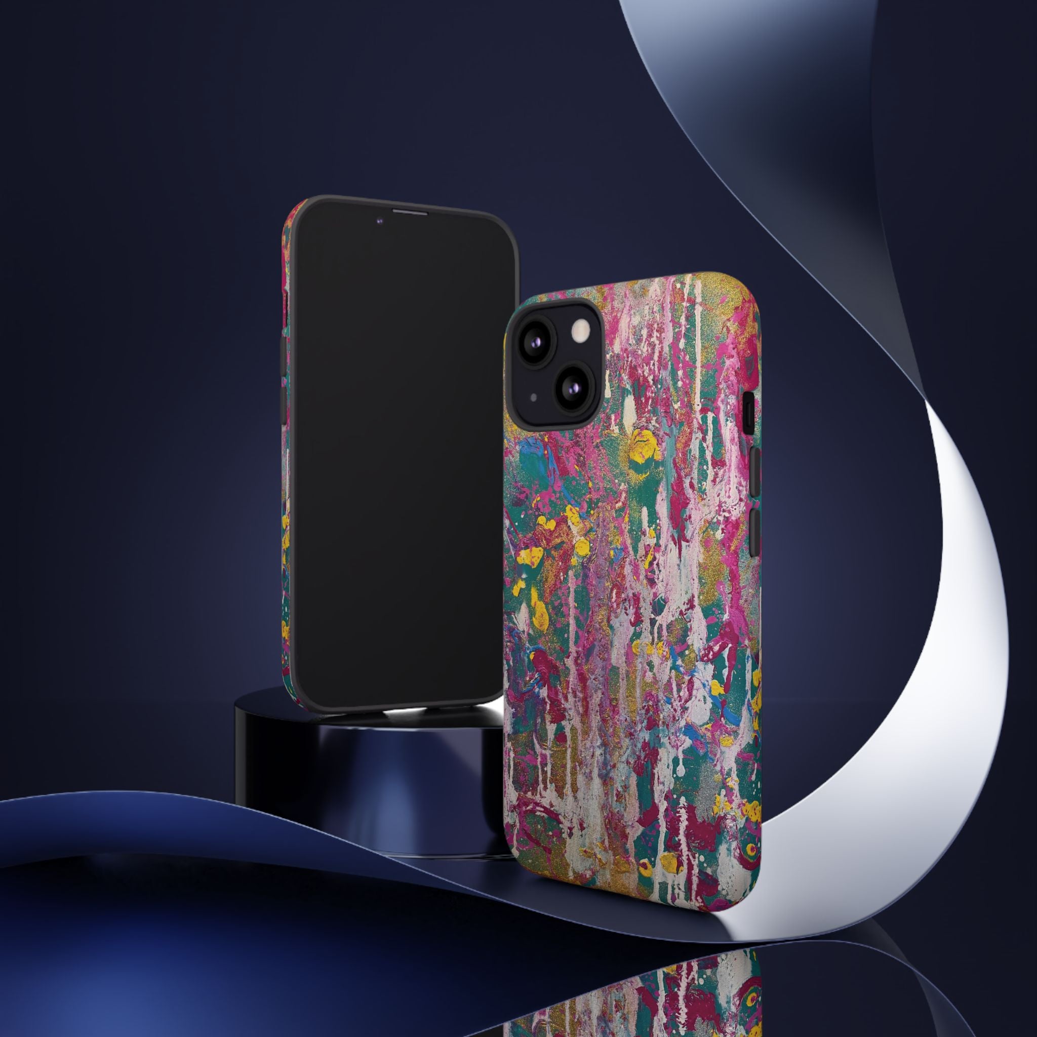 Contemporary Art Tough iPhone Case | Sunlight Through the Weeping Willows