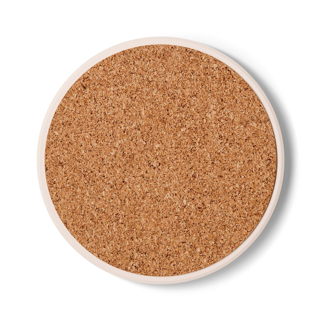 Contemporary Art Ceramic Coaster | Sunlight Through the Weeping Willows