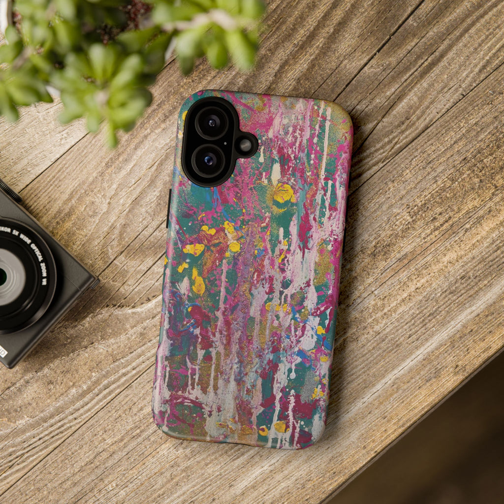 Contemporary Art Tough iPhone Case | Sunlight Through the Weeping Willows