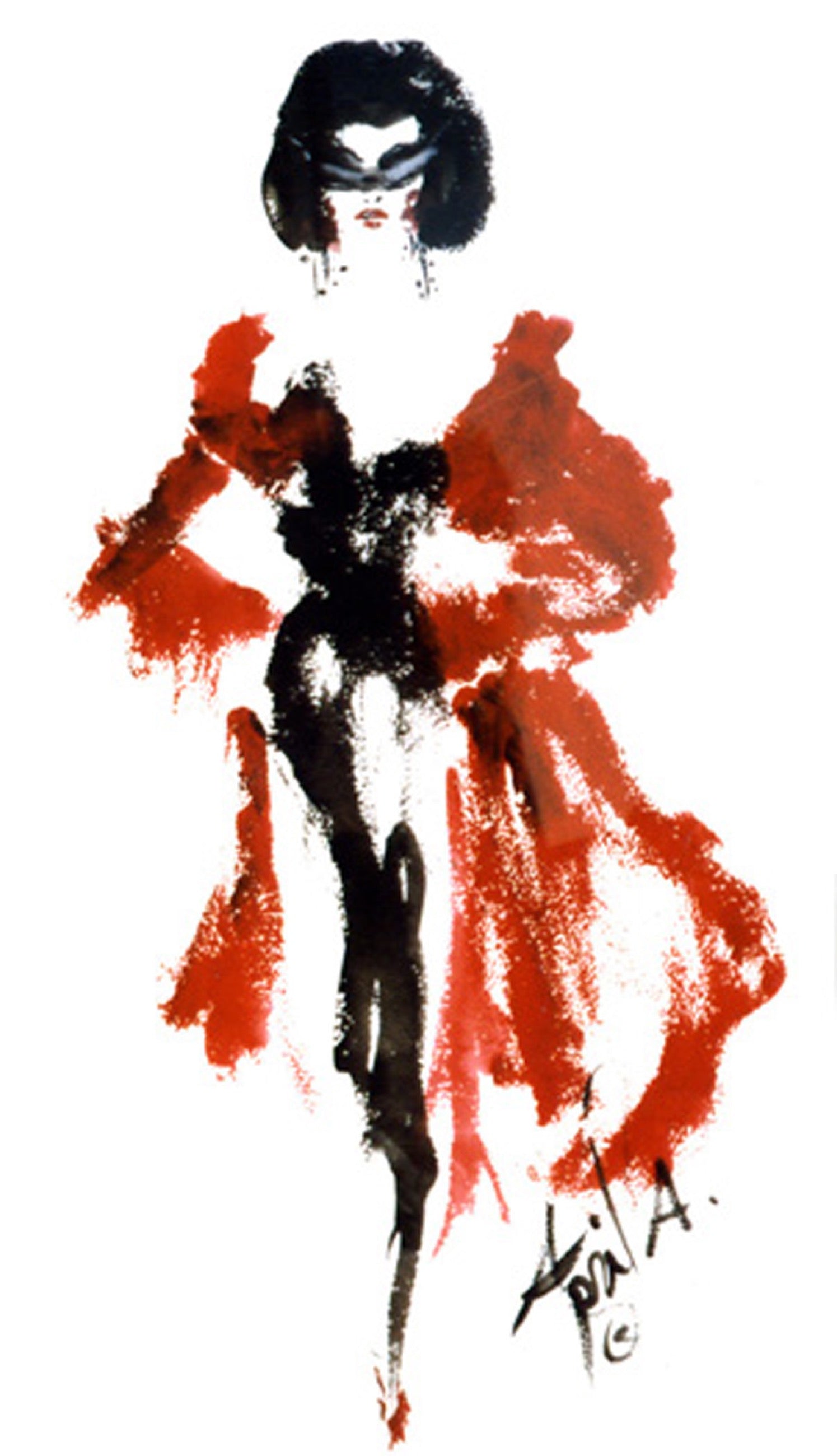 Woman in Red