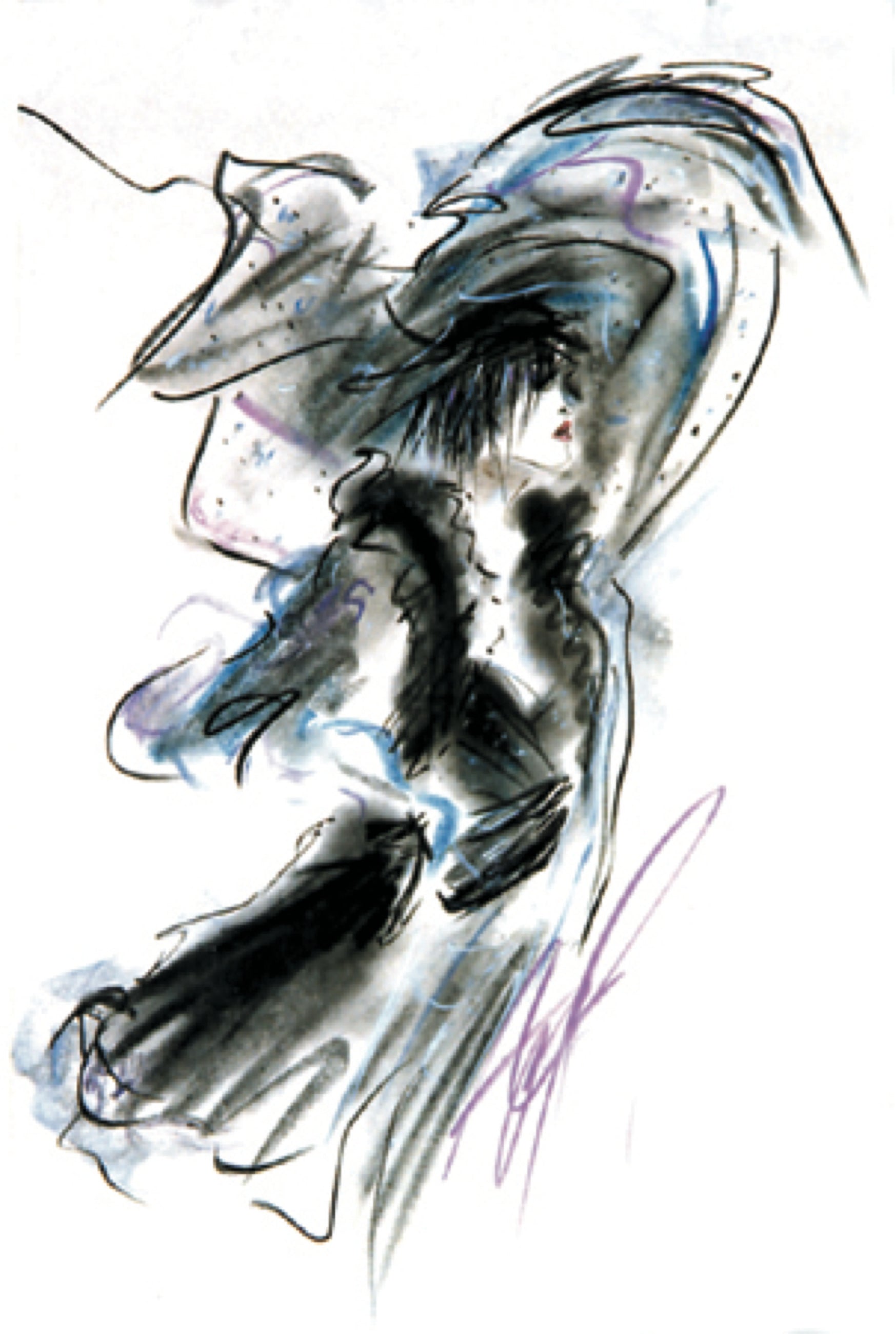 Woman With Big Hat